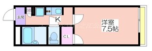 レオパレス都Aの物件間取画像